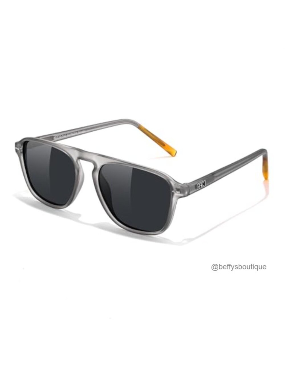 Aviator Polarized Sunglasses Square Acetate Frame UV400 Retro